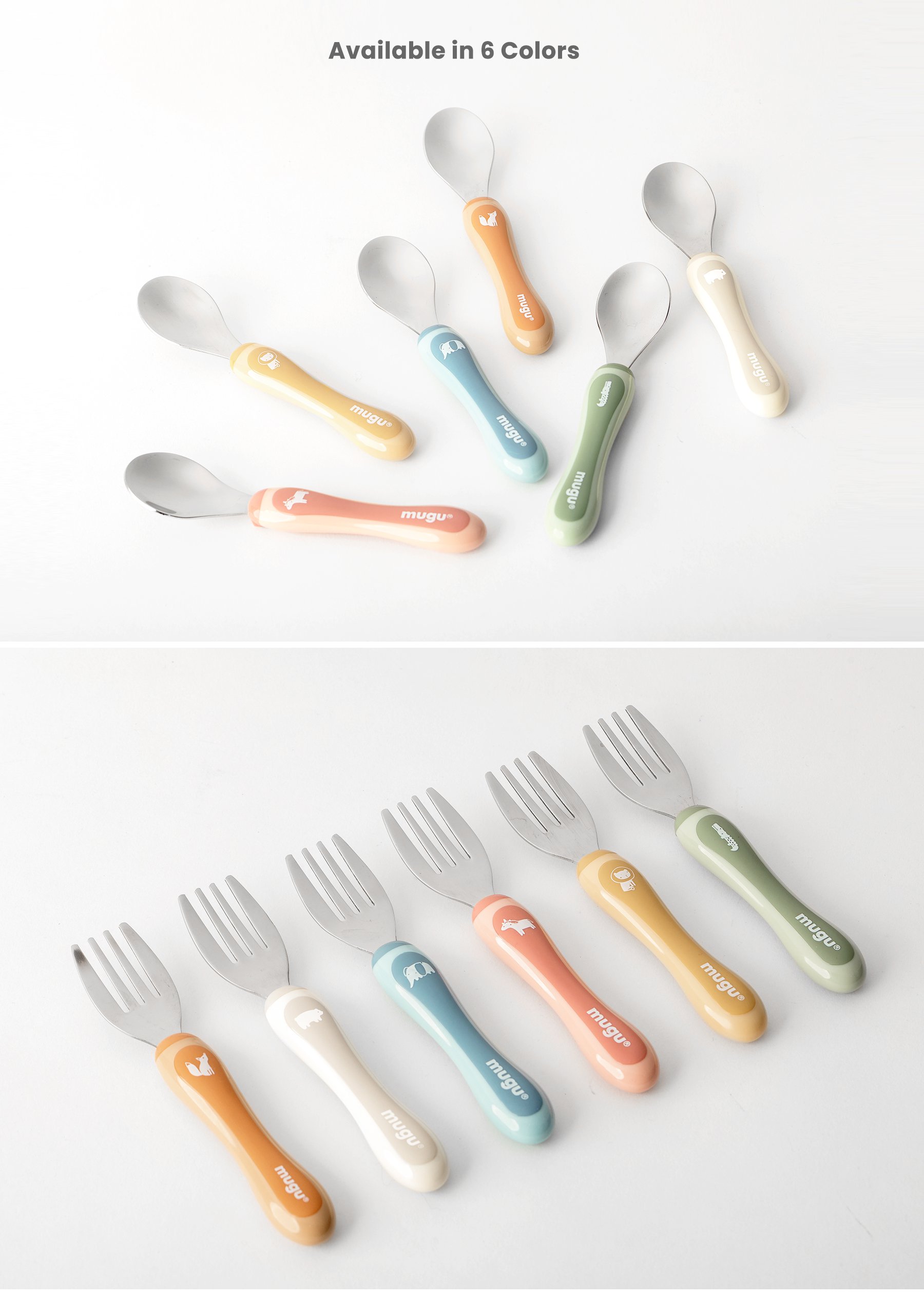 mugu toddler spoon & fork description image
