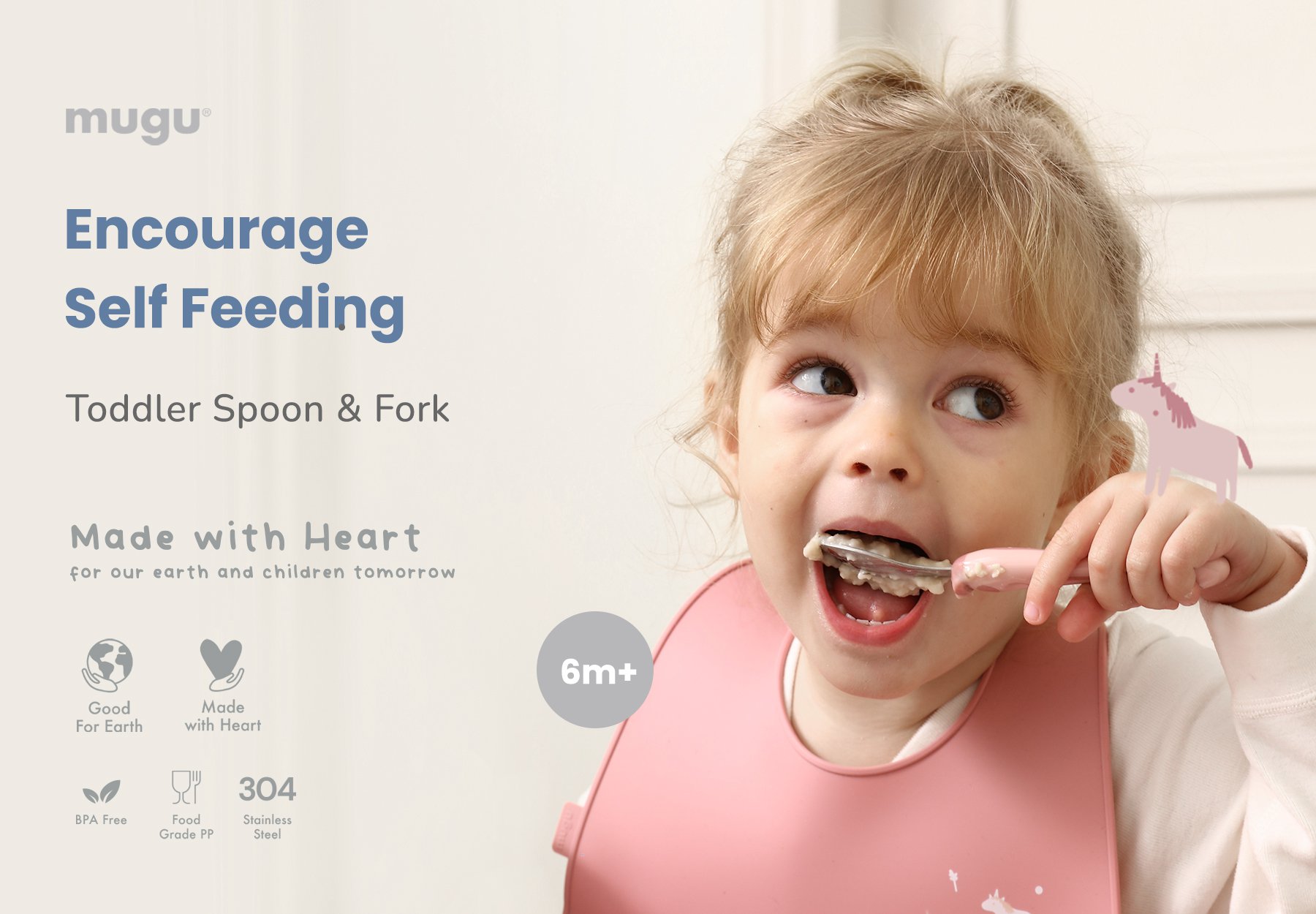 mugu toddler spoon & fork description image