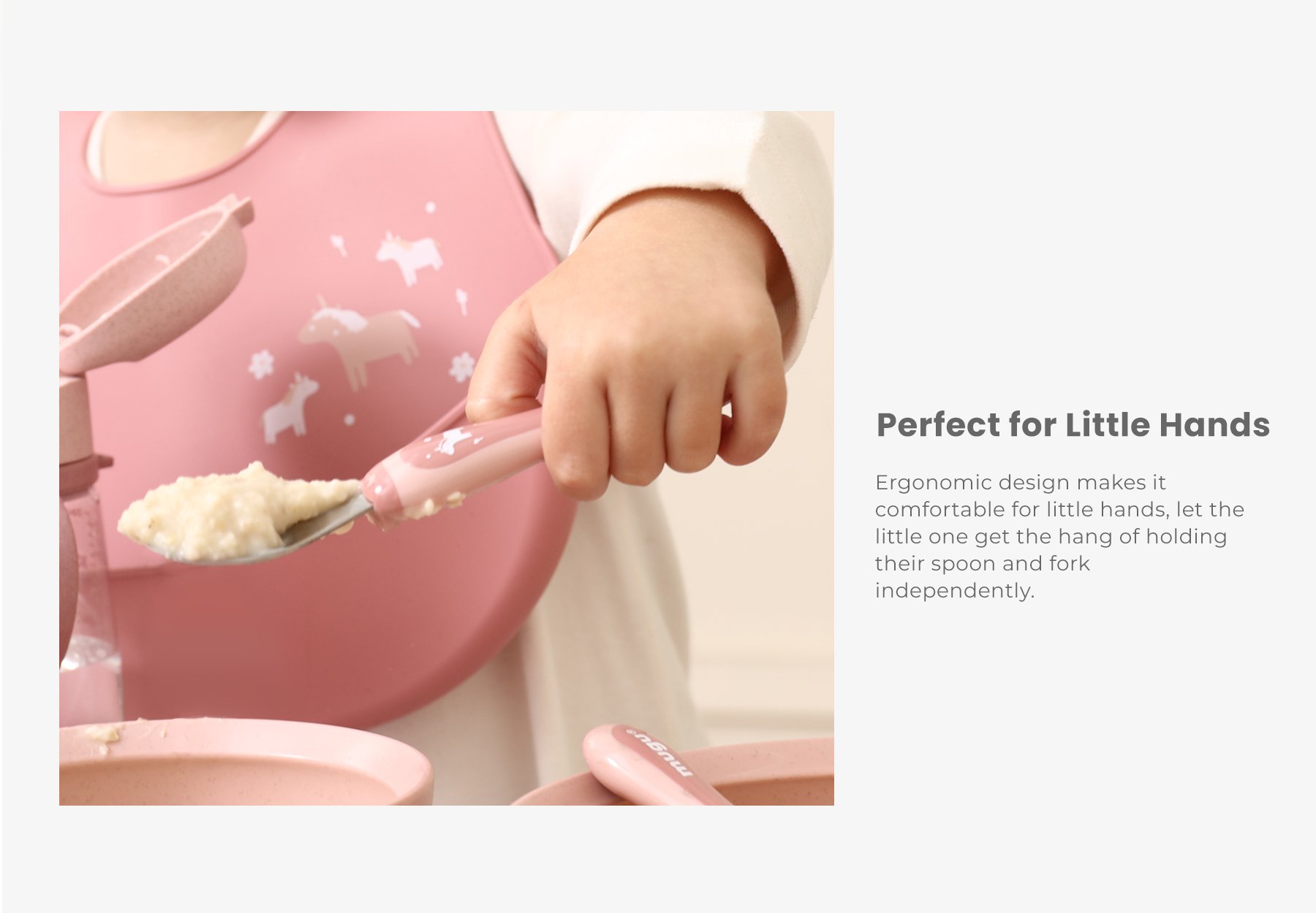 mugu toddler spoon & fork description image