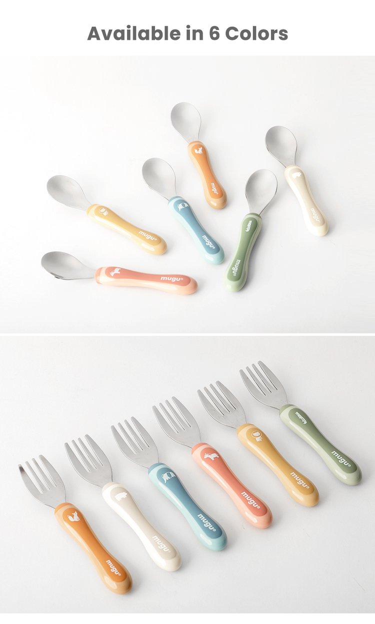 mugu toddler spoon & fork description image