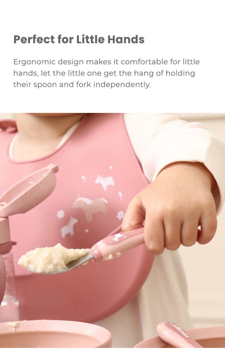 mugu toddler spoon & fork description image
