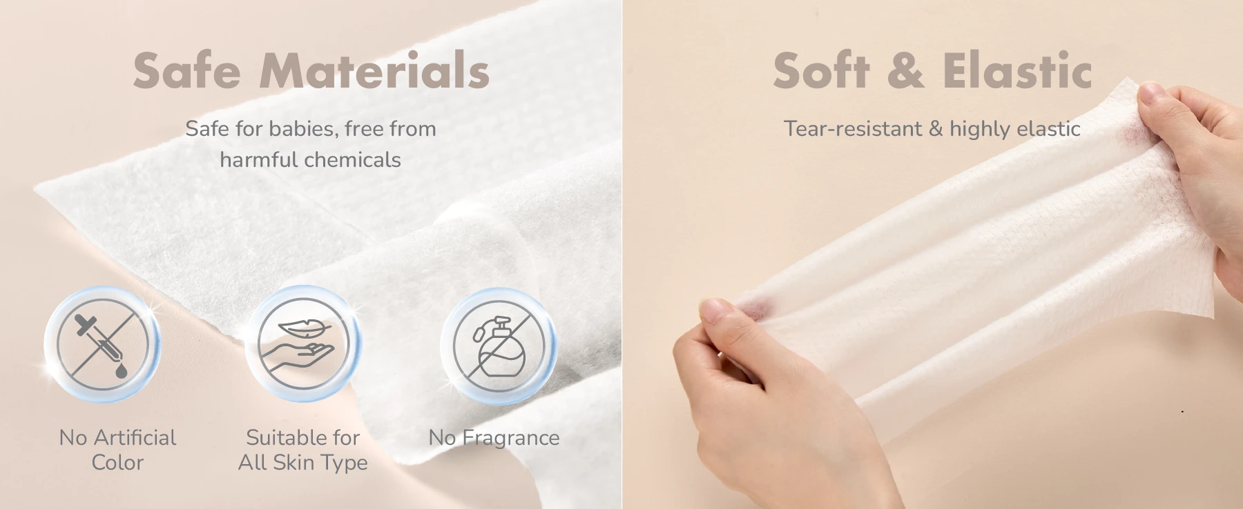 MOOIMOM x mugu Baby Wet Wipes with EDI Water - 80 Sheets description image
