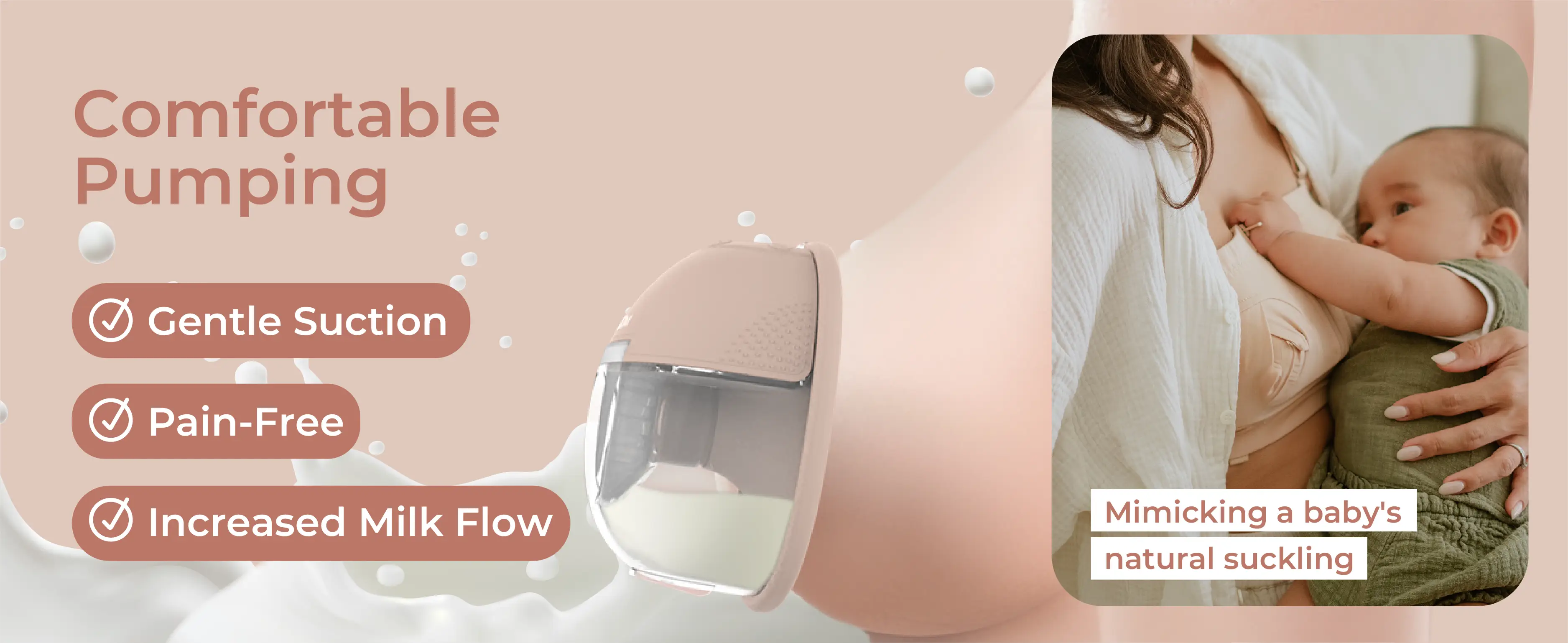 X1 Ultra Smart Hands Free Electric Breast Pump (HeatRemedy 2 pieces) description image