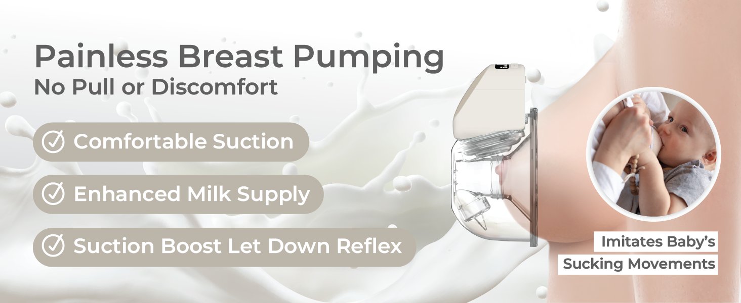MOOIMOM M2 Pro Hands-Free Electric Breast Pump (Single) description image