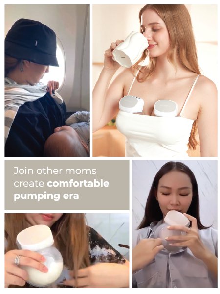MOOIMOM M2 Pro Hands-Free Electric Breast Pump (Single) description image