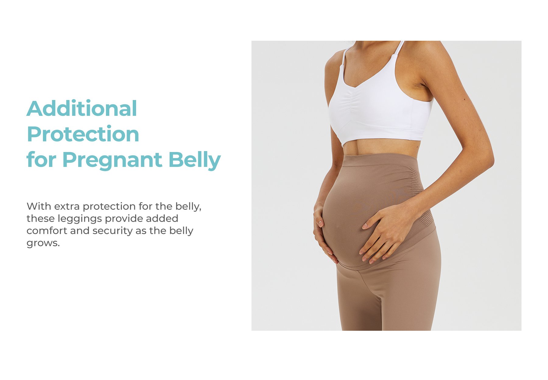 MOOIMOM Essential Belly Cover Maternity Legging (Long) description image