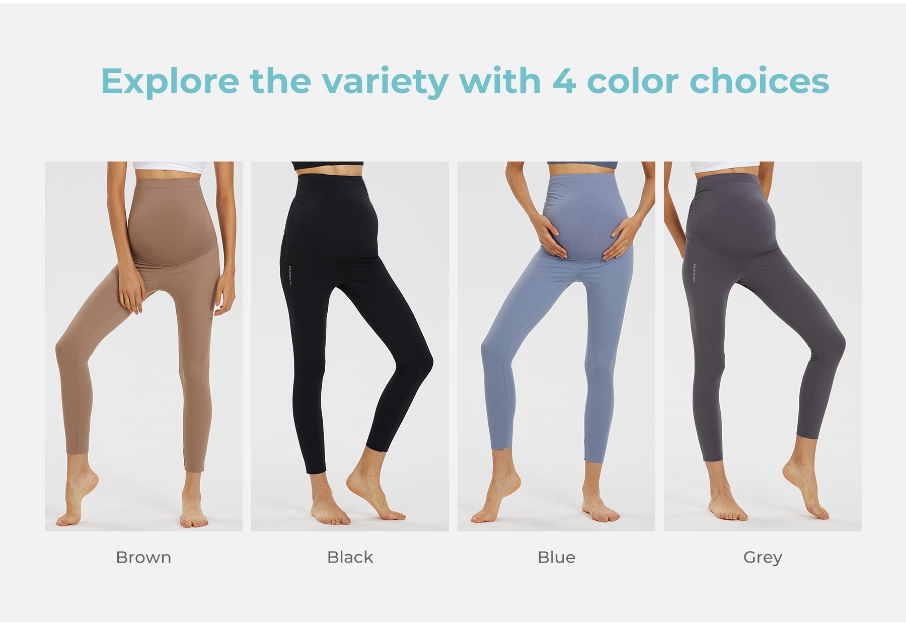 MOOIMOM Essential Belly Cover Maternity Legging (Long) description image