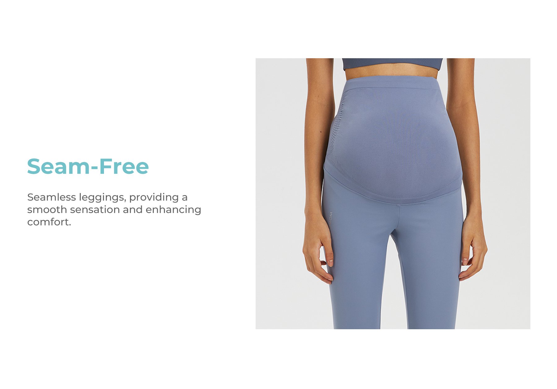 MOOIMOM Essential Belly Cover Maternity Legging (Long) description image