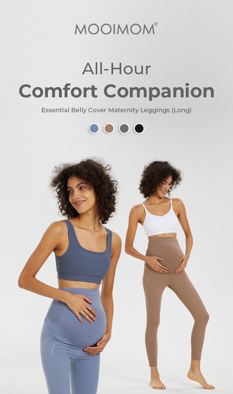MOOIMOM Essential Belly Cover Maternity Legging (Long) description image