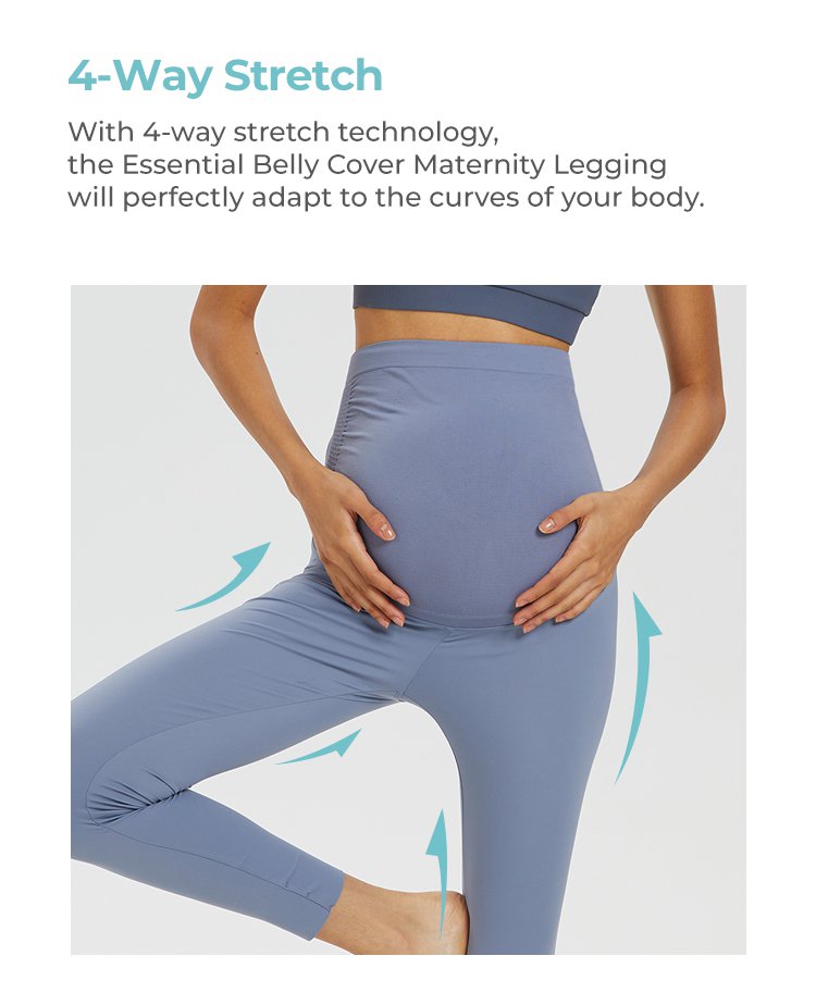 MOOIMOM Essential Belly Cover Maternity Legging (Long) description image