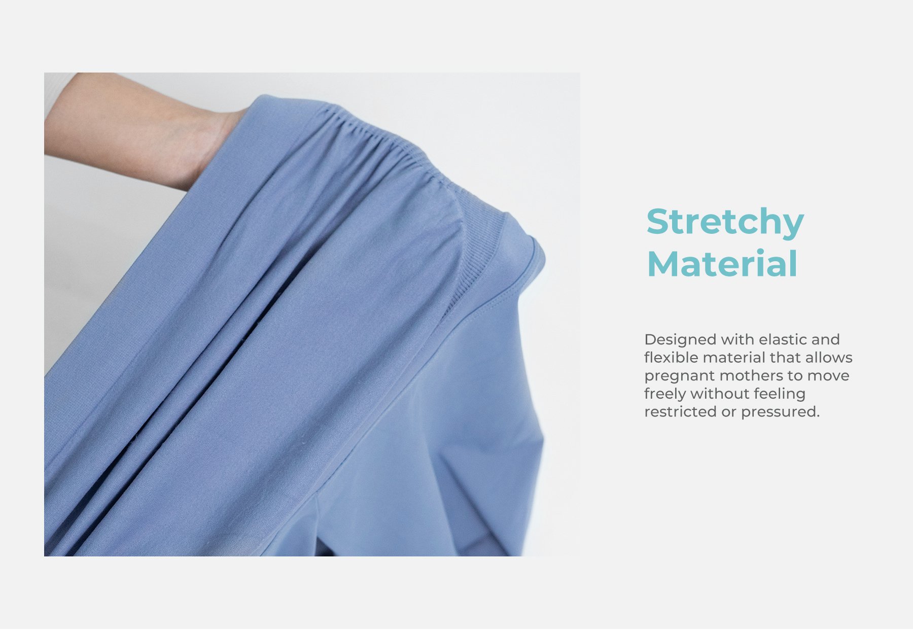 MOOIMOM Essential Belly Cover Maternity Legging (Short) description image
