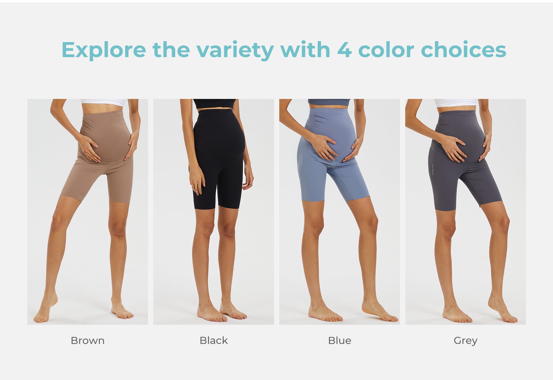 MOOIMOM Essential Belly Cover Maternity Legging (Short) description image