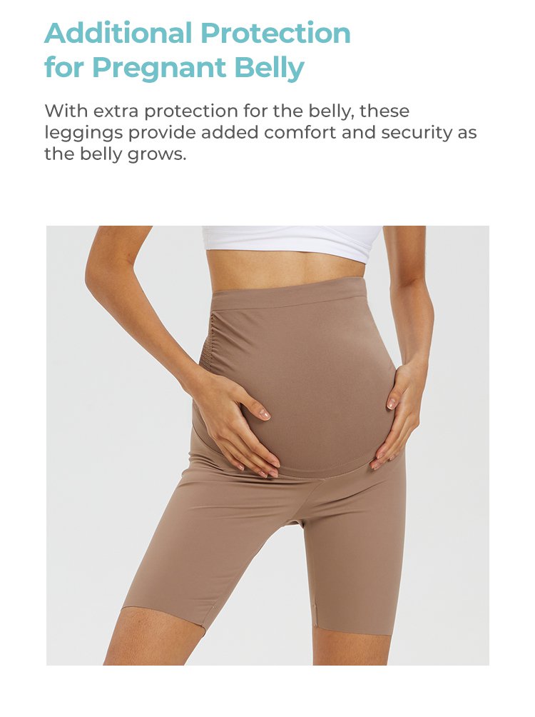 MOOIMOM Essential Belly Cover Maternity Legging (Short) description image