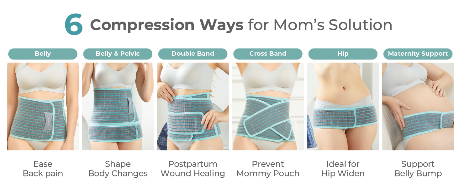 MOOIMOM 2 in 1 Premium Bamboo Corset description image