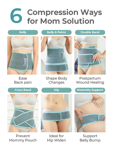 MOOIMOM 2 in 1 Premium Bamboo Corset description image