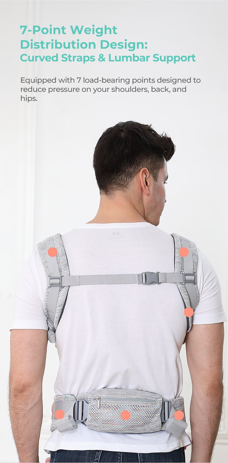 Mooimom AiryKnit Baby Carrier description image